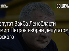 Экс-депутат ЗакСа Ленобласти Владимир Петров избран депутатом Загривского