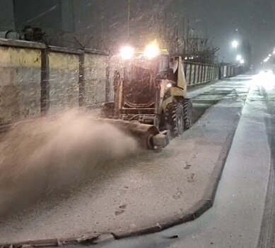 Минувшей ночью в расчистке городских дорог Ростова задействовали 171 единицу техники