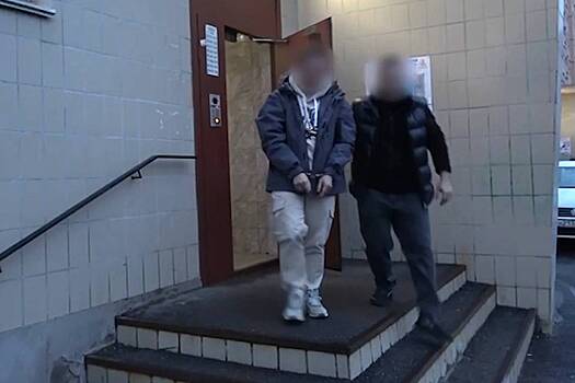 Операция по задержанию порочащего честь российского офицера мужчины попала на видео