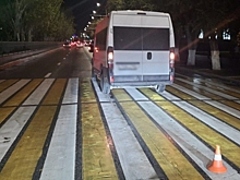 В Волгограде микроавтобус сбил пешехода на переходе