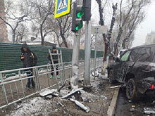 В результате недавнего ДТП в Благовещенске был сломан новый светофор