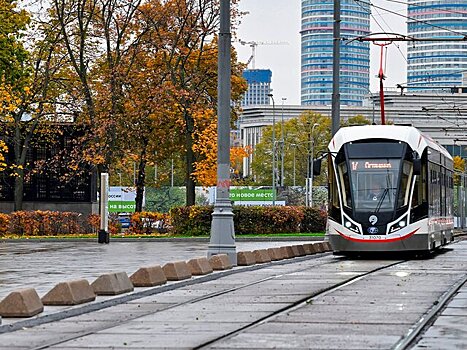 Трамваи задерживаются в районе Авиамоторной и 3-й Владимирской улиц