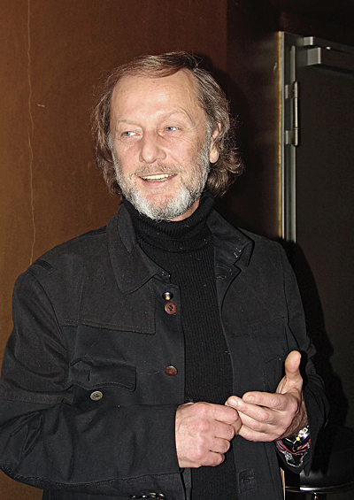 Сатирик Михаил Задорнов на презентации фильма "Три дня в Одессе" режиссера Алексея Пиманова, 2007 год