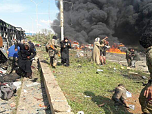 Опубликованы кадры с места взрыва в Алеппо