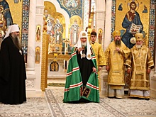 Святейший Патриарх Московский и всея Руси Кирилл совершил чин великого освящения Благовещенского собора в Дивеевском монастыре