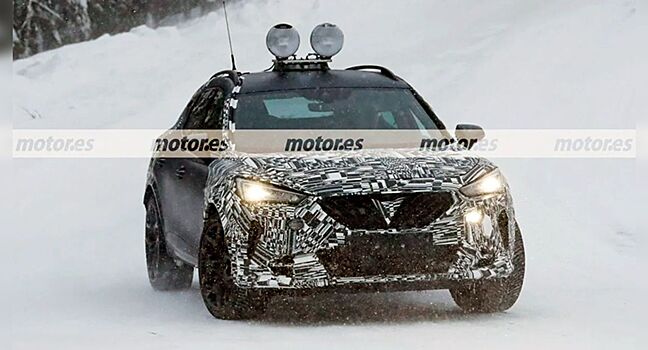Cupra Formentor VZ 2021 года заметили на зимних испытаниях