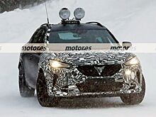 Cupra Formentor VZ 2021 года заметили на зимних испытаниях
