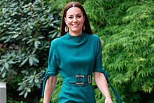 Кейт Миддлтон в изумрудном платье посетила Музей дизайна в Лондоне