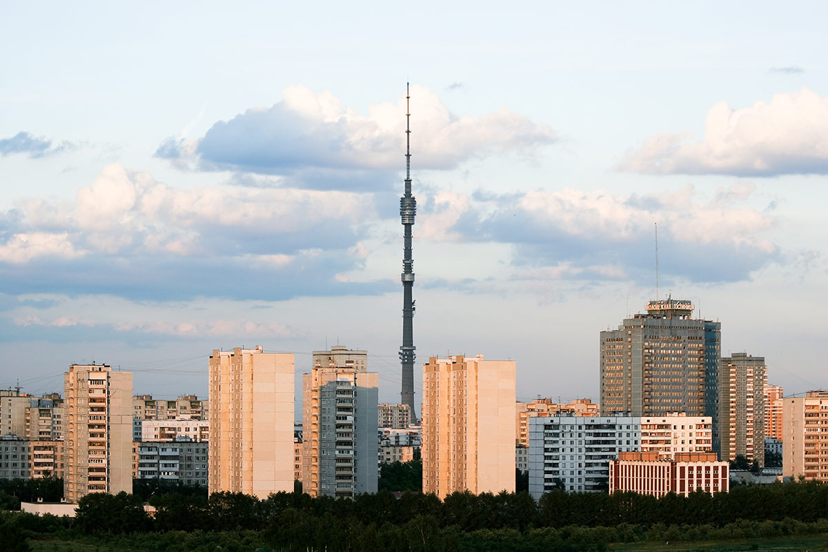 Останкинская телебашня, Москва, Россия, Европа