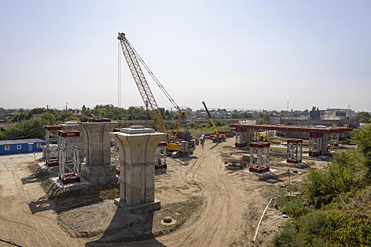 Из железа и бетона: как продвигается строительство дублера Яблоновского моста