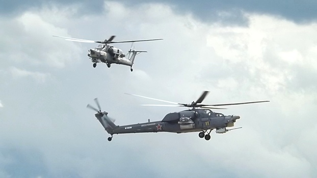 Вертолетная программа динамических показов на форуме «Армия»