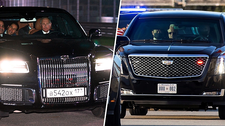 В Британии сравнили Cadillac Байдена и Aurus Путина