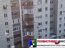 В Самаре мужчина пытался спуститься по простыням и разбился