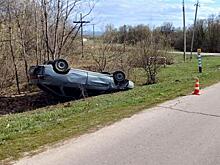 В Ставропольском районе "двенадцатая" перевернулась в кювет