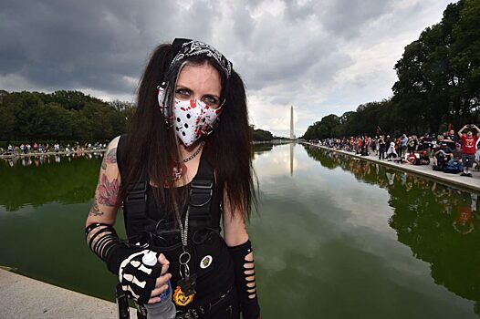Фото: «безумные клоуны» джаггало прошлись парадом в Вашингтоне