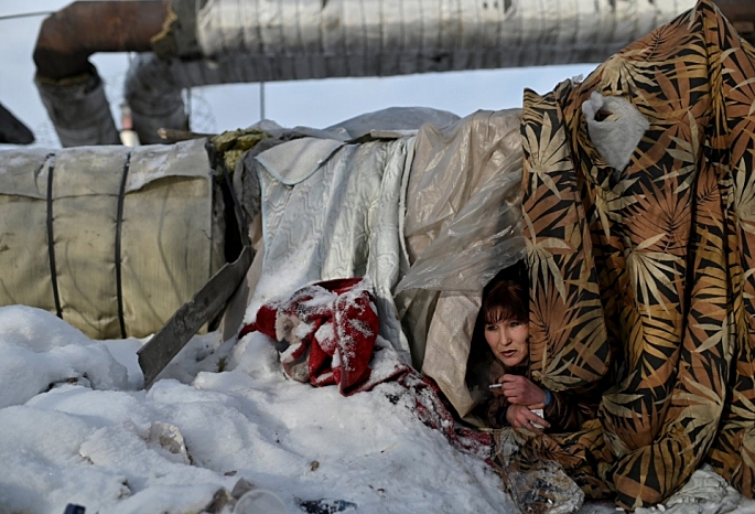 Омская бездомная стала героиней одного из лучших снимков года агентства Reuters