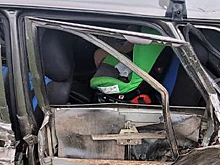 В Коми на трассе «Вятка» в лобовую столкнулись два ВАЗа