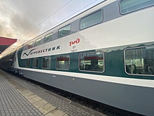 Двухэтажный поезд «Буревестник» прибыл в Нижний Новгород