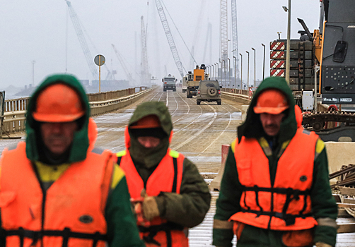 Стартовал новый этап строительства Крымского моста