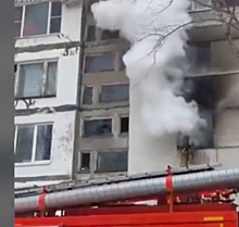 В Новокуйбышевске сгорела квартира