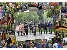 Возложение цветов к памятнику маршала Рокоссовского