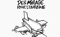 Сharlie Hebdo опубликовал карикатуру о передаче Киеву истребителей Mirage