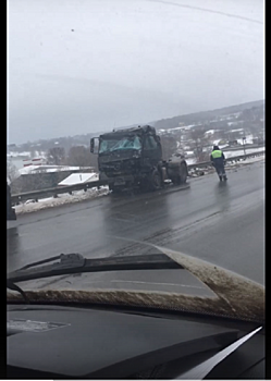 Два большегруза столкнулись в Кстовском районе
