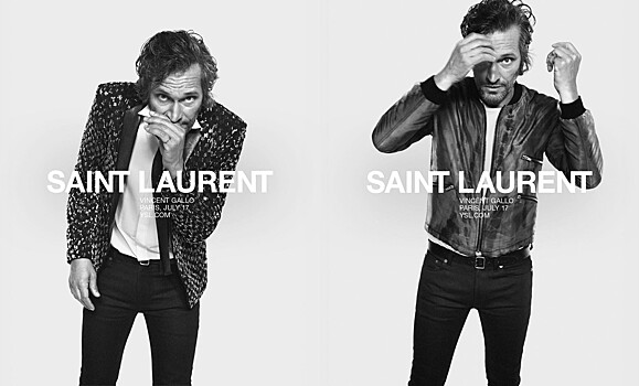 Винсент Галло стал лицом Saint Laurent