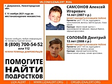 Двое подростков пропали в Дзержинске Нижегородской области