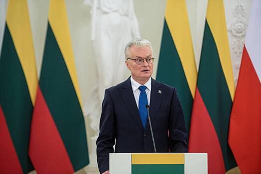 Объяснено отсутствие флага у дома президента Литвы