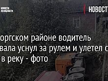 В Выборгском районе водитель самосвала уснул за рулем и улетел с моста в реку - фото