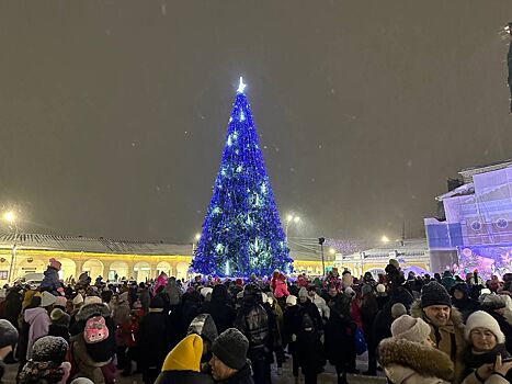Новогодние праздники стартуют в не совсем еще праздничных парках Костромы