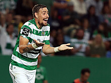 Защитник «Спортинга» заработал три пенальти и получил красную карточку