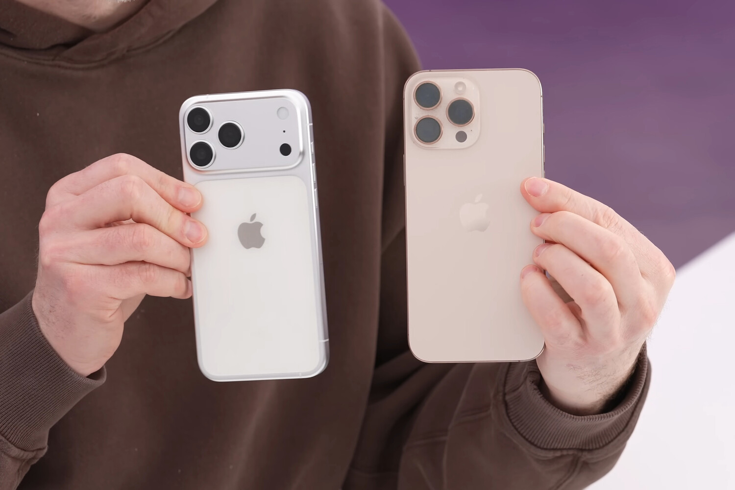 iPhone 17 Pro Max сравнили с iPhone 16 Pro Max на видео