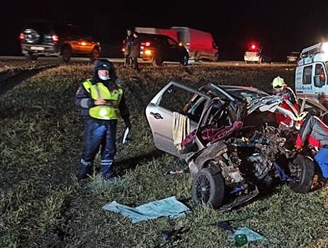 На трассе М-5 в ДТП с грузовиком погиб водитель легковушки