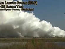 NASA провело огневое испытание двигателя RS-25, предназначенного для полетов на Марс