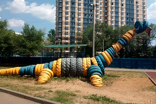 «Шинозавр разрушен». Почему в Москве демонтировали главный символ ЖКХ-арта