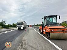 На участке трассы М-4 &laquo;Дон&raquo; в Октябрьском районе области затруднено движение из-за ремонта дороги