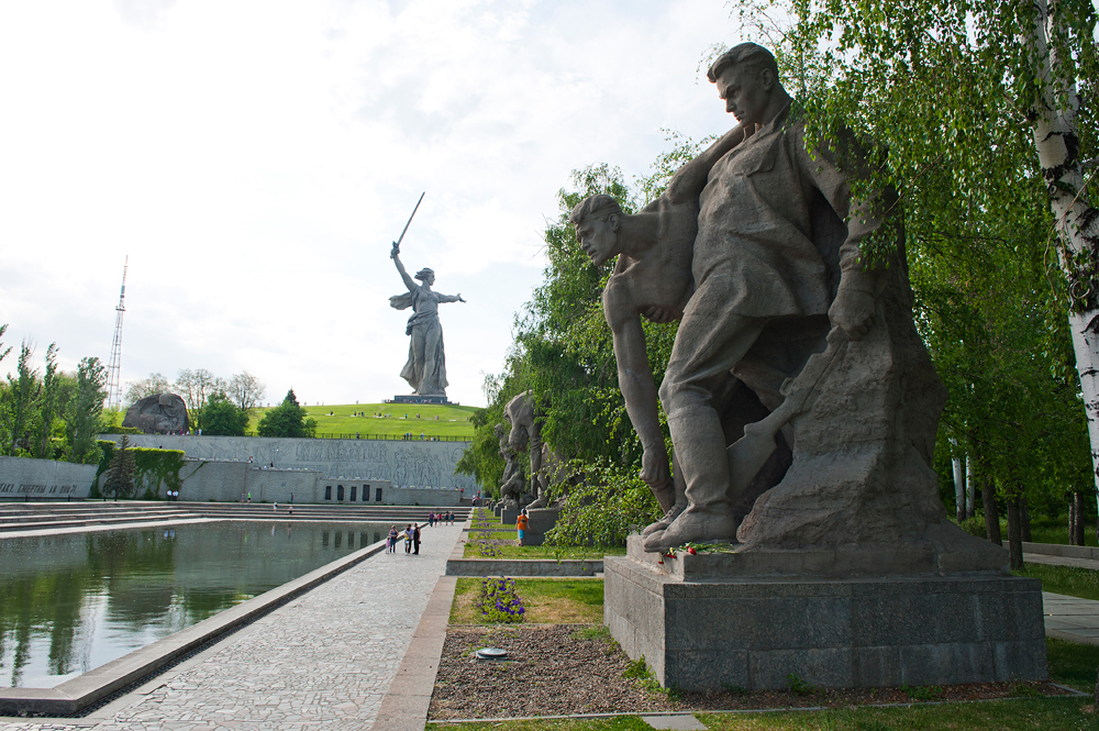 Площадь Героев, Мамаев курган, Волгоград, Россия, Европа