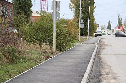 В Саратовской области завершается ремонт тротуаров