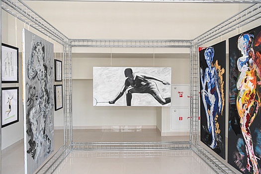 Выставка «Спорт. Искусство. Бадминтон» открылась в Раменском