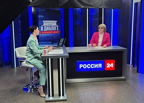 Татьяна Котельникова в прямом эфире на телеканале «Россия 24» рассказала о капитальном ремонте и строительстве школ в регионе