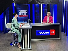 Татьяна Котельникова в прямом эфире на телеканале «Россия 24» рассказала о капитальном ремонте и строительстве школ в регионе