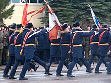 Костромскому парашютно-десантному полку ВДВ вручили вымпел «Ударной» воинской части