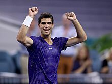 Видеообзор победы Карлоса Алькараса над Янником Синнером в 1/4 финала US Open