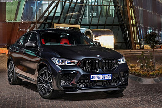 BMW X6 M Competition в сапфировом черном цвете