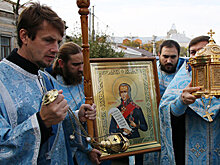 Прощание с мощами адмирала Ушакова прошло в Кронштадте