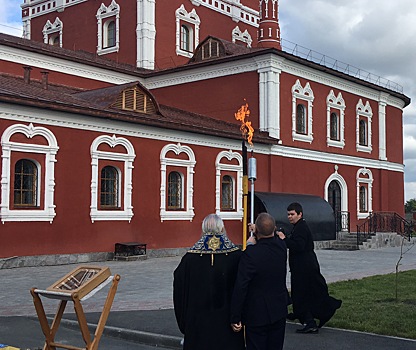 В Кургане газифицировали Богоявленский собор