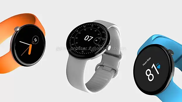 В сети появились рендер смарт-часов Google Pixel Watch