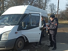 Госавтоинспекторы проводят профилактические беседы с водителями пассажирского транспорта